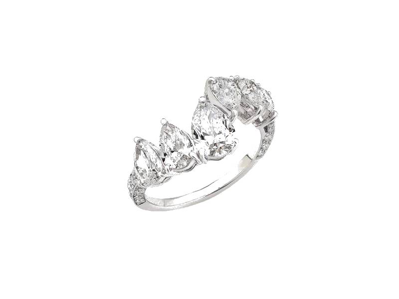 WHITE GOLD AND DIAMONDS RING VALENTINA CALLEGHER 10589